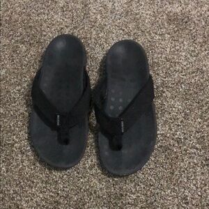 Black Flip Flops